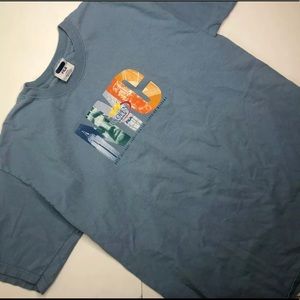 2002 US tennis Open Fila event t shirt New York